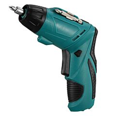 Cordless Electric Screwdriver Set Rechargeable 4.8v Drill Driver W/45 Drill Bits Carrying Case - Green