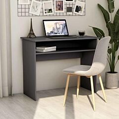 Desk Gray 35.4"x19.6"x29.1"chipboard - Grey