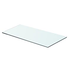 Shelf Panel Glass Clear 23.6"x9.8" - Transparent