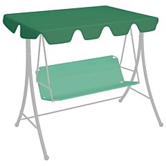 Replacement Canopy For Garden Swing Green 75.6"x57.9" 270 G/m2 - Green