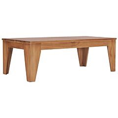 Coffee Table 47.2"x23.6"x15.7" Solid Teak Wood - Brown