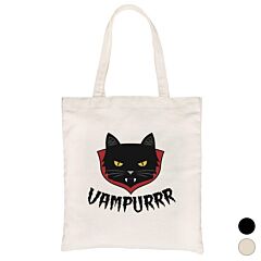 Vampurrr Funny Halloween Costume Graphic Design Canvas Shoulder Bag