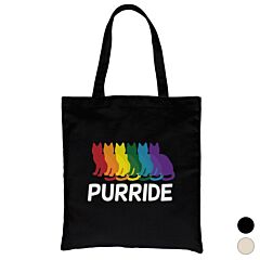 LGBT Purride Rainbow Cats Canvas Bag