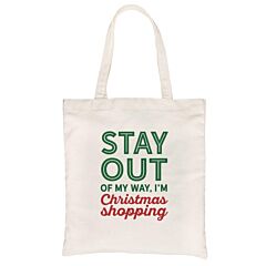 Christmas Shopping Canvas Bag