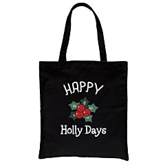 Happy Holly Days Canvas Bag