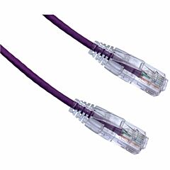 Axiom 7FT CAT6 Snagless BENDnFLEX Ultra-Thin Patch Cable - Purple - TAA Compliant