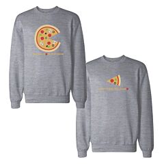 I Like You More Than Pizza Couple Sweatshirts Matching Sweat Shirts
