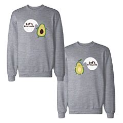 Let's Avocuddle Couple Sweatshirts Cute Matching Gifts For Christmas