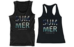 SUMMER Don't Go Matching Couple Tank Tops