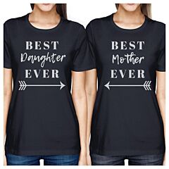 Best Daughter &amp; Mother Ever Navy Matching T Shirt For Mothers Day