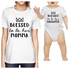 To Be Her Momma &amp; Daughter White Mothers Day Gifts From Daughters