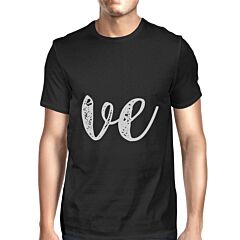 Love Heart Family Mom, Dad, and Baby Black Shirt