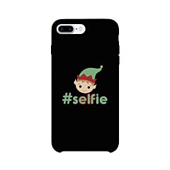 Hashtag Selfie Elf Black Phone Case
