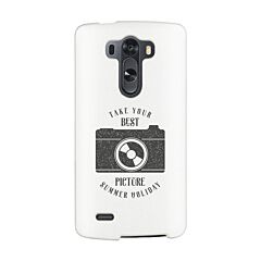 Take Your Best Picture Summer Holiday White Phone Case