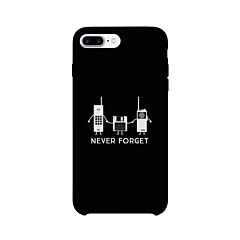 Never Forget Black Phone Case