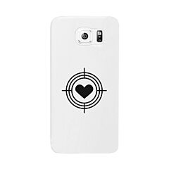 To Heart Target-Right White Phone Case