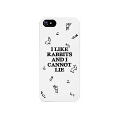 I Like Rabbit And I Cannot Lie Funny Case Cute Graphic Design Cover