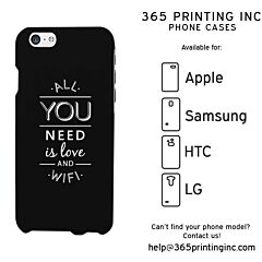 All You Need Is Love And Wifi Funny Case Cute Graphic Design Cover
