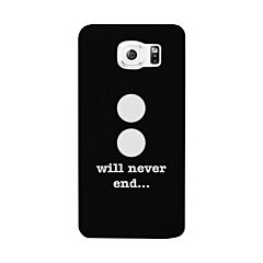 Will Never End-Right Black Phone Case