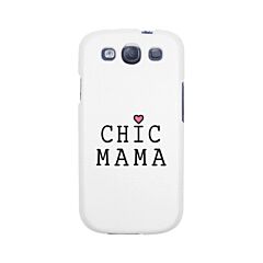 Chic Mama White Phone Case Lovely Design Gifts For Mothers Day