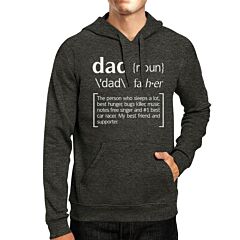 Dad Noun Dark Grey Pullover Hoodie Funny Birthday Gifts For Dad