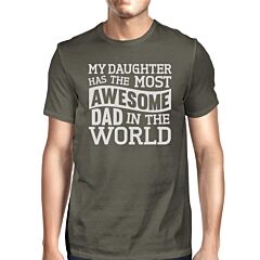 The Most Awesome Dad Mens Funny Design Short Sleeve T Shirt For Dad