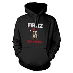 Feliz Navidog Beagle Hoodie Christmas Sweatshirt For Dog Lovers
