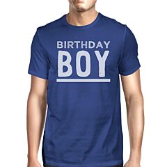 Birthday Boy Mens Royal Blue Shirt