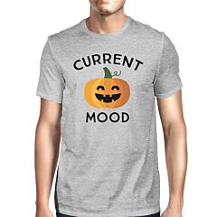Pumpkin Current Mood Mens Grey Shirt