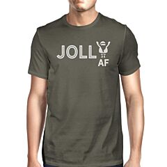 Jolly Af Mens Dark Grey Shirt