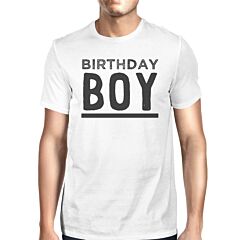 Birthday Boy Mens White Shirt