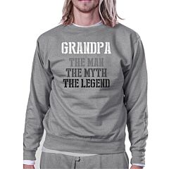 Grandpa Man Myth Legend Sweatshirt Christmas Gift For Grandfather