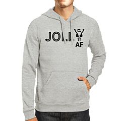 Jolly Af Grey Hoodie