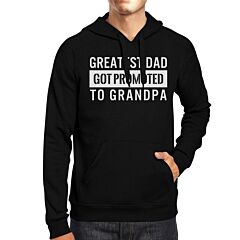 Promoted To Grandpa Hoodie Baby Announcement Gift Idea For Grandpa