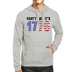 Party Like Its 1776 Humorous Design Pullover Fleece For 4th of July