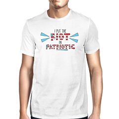 I Put The Riot In Patriotic Humorous 4th Of July Graphic Cotton Tee