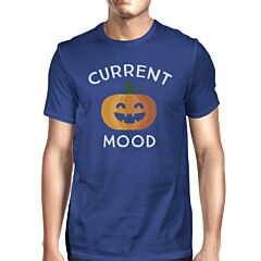 Pumpkin Current Mood Mens Royal Blue Shirt