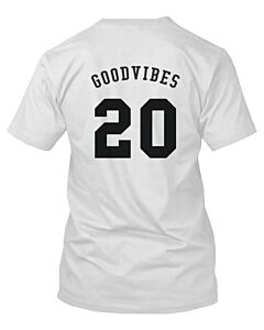 Good Vibes 20 Back Print Men's T-Shirt