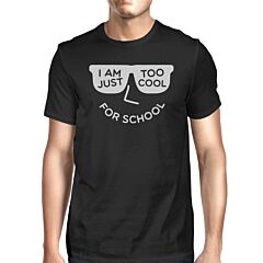 Too Cool For School Mens Black Shirt
