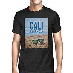 California Beach Sunglass Mens Lightweight Summer Tee Shirt Cotton