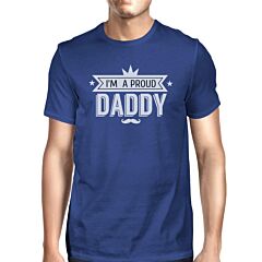 I'm A Proud Daddy Mens Vintage Design Tee Fathers Day Gifts For Him