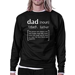 Dad Noun Black Pullover Sweatshirt Funny Birthday Gifts For Dad