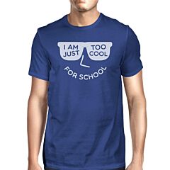 Too Cool For School Mens Blue Shirt