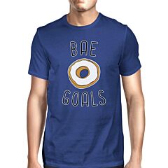 Bae Goals Men's Blue T-shirt Funny Saying Gift Ideas For Birthdays