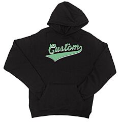 Green College Swoosh Electric Unisex Personalized Pullover Hoodie