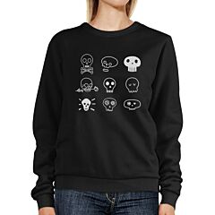 Skulls Black Sweatshirt
