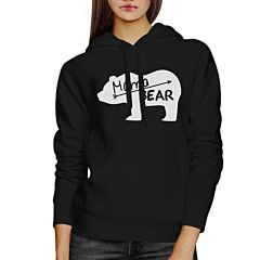 Mama Bear Unisex Black Cute Hoodie Unique Gift Ideas For New Moms