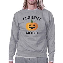 Pumpkin Current Mood Grey Sweatshirt