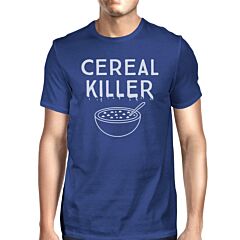 Cereal Killer Mens Royal Blue Shirt