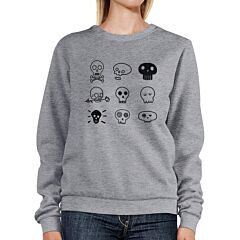 Skulls Grey Sweatshirt